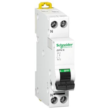 Interruptor magnetotérmico idpnn 1p+n 6000 curva-d 10a