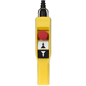 Caja colgante 2 pulsadores 1na+1nc +  posiciones  e 1nc