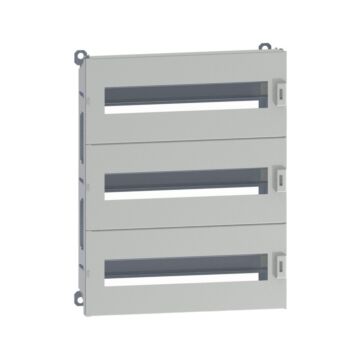 Chasis modular tipo dlm  para armario spacial, 48 módulos, h500xw400mm.