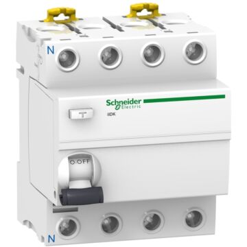 Interruptor diferencial, acti9 id-k, 4p, 25a, 300 ma ac
