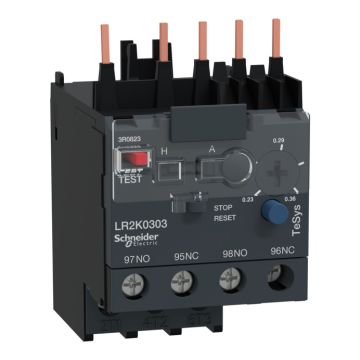 Relé térmico - tesys lr2k – 3p 0,23...0,36a - classe 10a