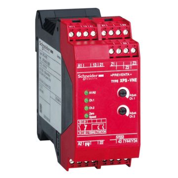 Módulo seguridad para detención velocidad 4 led 115v