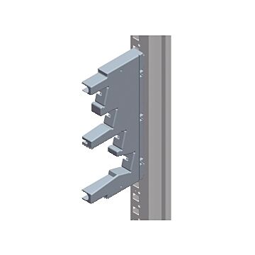 Soporte para embarrado escalonado, prismaset g, hasta 630a, fijado en pasillo lateral