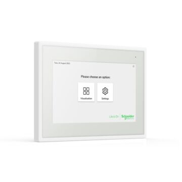 Pantalla táctil 7" cliente spacelogic knx blanco