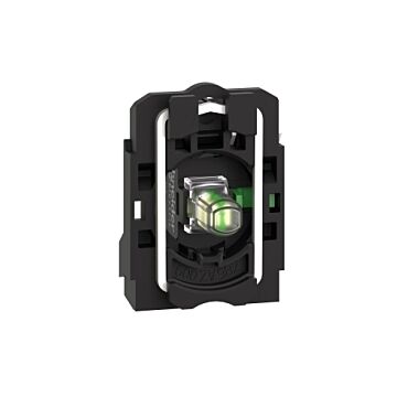 Conjunto completo de cuerpo/contacto y bloque luminoso, harmony xb5, blanco, led universal, 1no, 230...240v