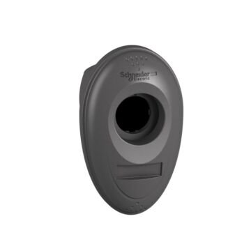 Control station - sps - empty - 1 hole - dark grey ral 7016