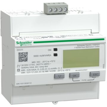 Contador de energía iem3255 3f x/5a cl 0,5s modbus 1e/s digital multitarifa mid