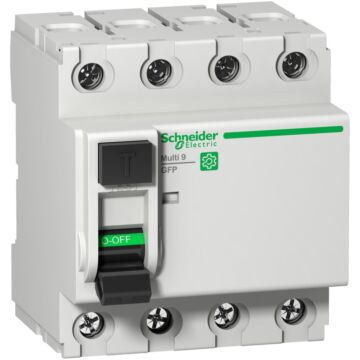 Multi 9 - gfp - rccb - 4p - 40a - class a si - 480y/277 v - 260 ma instantaneous