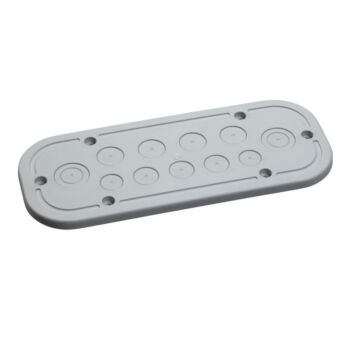 Spacial crn insulated 259x105mm. ral7035.