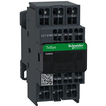 Contactor tesys d - 3p(3 na) - ac-3 - <= 440 v 18 a - 24 v ca bobina