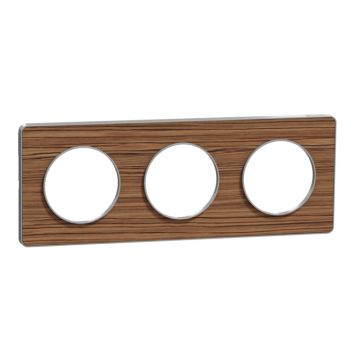 Marco touch con 3 elemento odace plata wengue