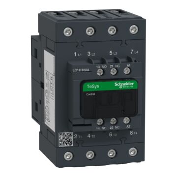Contactor tesys d - 4p(4 na) - ac-1 - <= 440 v 80 a - 230 v ca 50/60 hz bobina