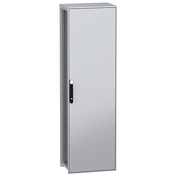Armario modular de acero descarbonizado panelset sfn, con placa de montaje, 2000x600x400mm, ip55