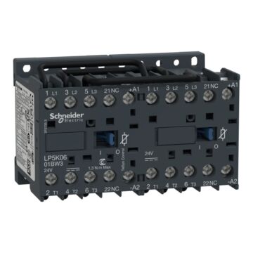 Inversor tesys k - 3p(3 na) - ac-3 - <= 440 v 6 a - 24 v bobina cc