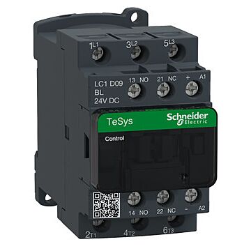 Contactor tesys d - 3p(3 na) - ac-3 - <= 440 v 9 a - 24 v cc bobina