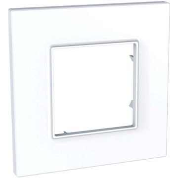 Marco quadro con 1 elemento blanco polar