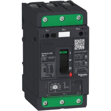 Tesys gv4 - disjuntor magnético - 115a 3p - com everlink
