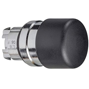 Cabeza pulsador  seta 30mm negro