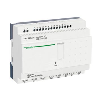 Relé programable compacto zelio logic - 20 e s - 100..240 v ca - sin reloj - sin pantalla