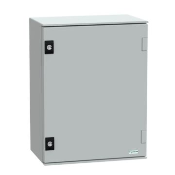 Wall-mounting enclosure polyester monobloc ip66 h430xw330xd200mm ((*))