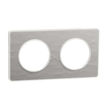 Marco touch con 2 elementos aluminio martele