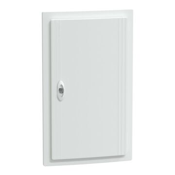 Envolvente modular, prismaset xs, 3 filas 13 módulos , empotrar, puerta blanca