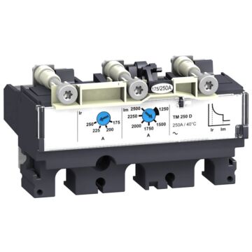 Unidad de control magnetotérmico tm125d 3p 3r nsx160/250