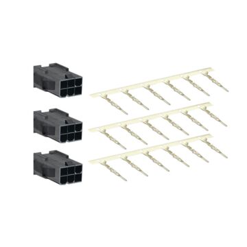 Kit de conectores de alimentación de motor, conectores de cables. con freno para bch2.b/.d/.f - 40/60/80 mm