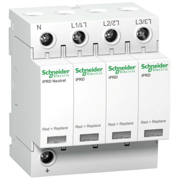 Limitador de sobretensiones transitorias tipo 2 señal; acti9 iprd65r; 3pn; 65 ka