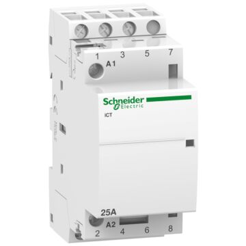 Contactor modular acti9 ict 25 a 3 p 3 na 220/240 v ca 60 hz