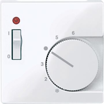 Tapa para termostato ambiente elegance blanco activo