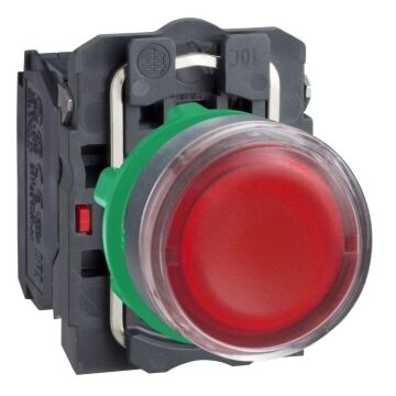 Pulsador luminoso  a+nc  rojo