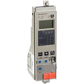 Control unit micrologic 2.0 e, for compact ns 630b to 3200 circuit breakers, fixed, li protections