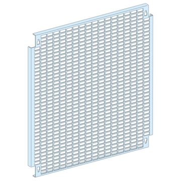 Placa sop. p perforada,12 mod+4 escuadra