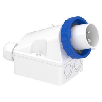 Pratika industrial plug - 16 a - 2p + e - 200...250 v ac - ip67