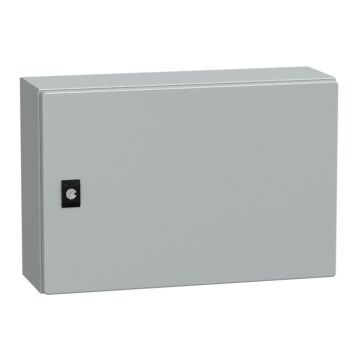 Spacial crn plain door w/o mount.plate. h300xw450xd150 ip66 ik10 ral7035..