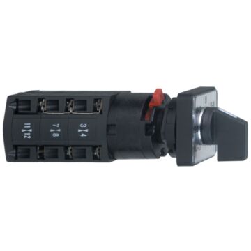 Conmutador de voltímetro de levas - 3l - 45° - 10 a - para ø 16 o 22 mm