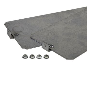 Mount plate galvanised steel for dlp height=1raw in plaenclosure w500mm