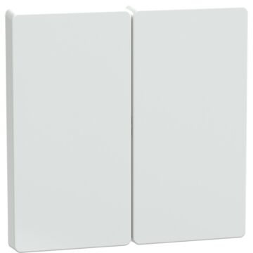 Tecla, teclad-life, 2-gang, blanco artico