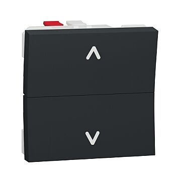 New unica pulsador de persianas antracita