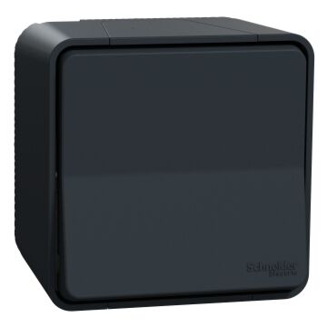 Mureva styl conmutador estanco completo para instalación en superficie gris