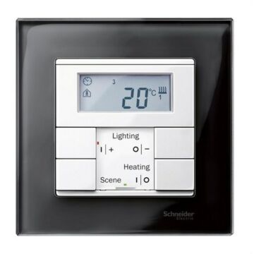 Marco 1 elem. elegance cristal negro