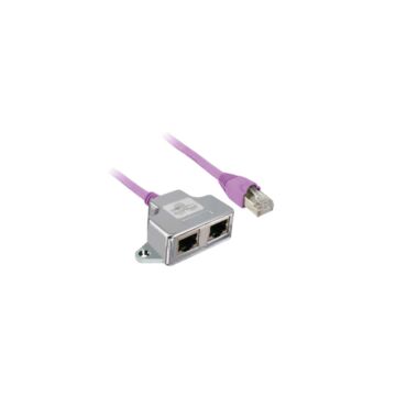 Canopen adaptador terminal - 2 rj45 conectores conexión en cadena