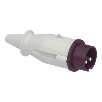 Pratika wander plug - straight - 16 a - 2p - 20...25 v ac - ip44