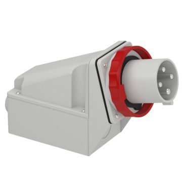 Pratika clavija mural - 63 a - 3p + e - 380...415 v ac - ip67
