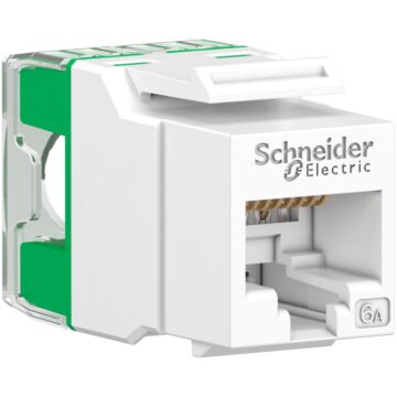 Rj45 keystone utp cat 6a blanco