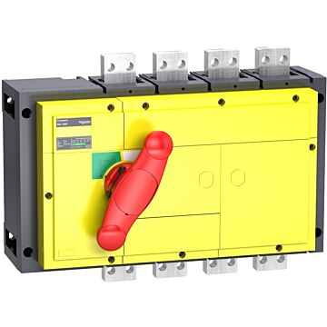 Seccionador manual compact ins1250 4p 1250a emergencia maneta roja