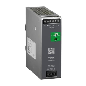 Fuente de alimentación regulada, 100-240v ac, 12v 10 a, monofásica, optimizada