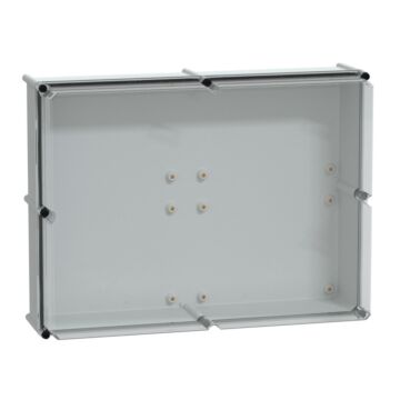 Pls box, polyester rear, transparent pc cover ip65 54x72x23cm ((*))