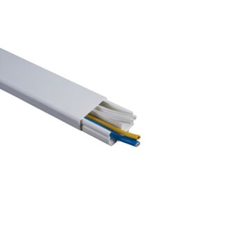 Dexson - canaleta blanca 12x32 - división c/adhesivo